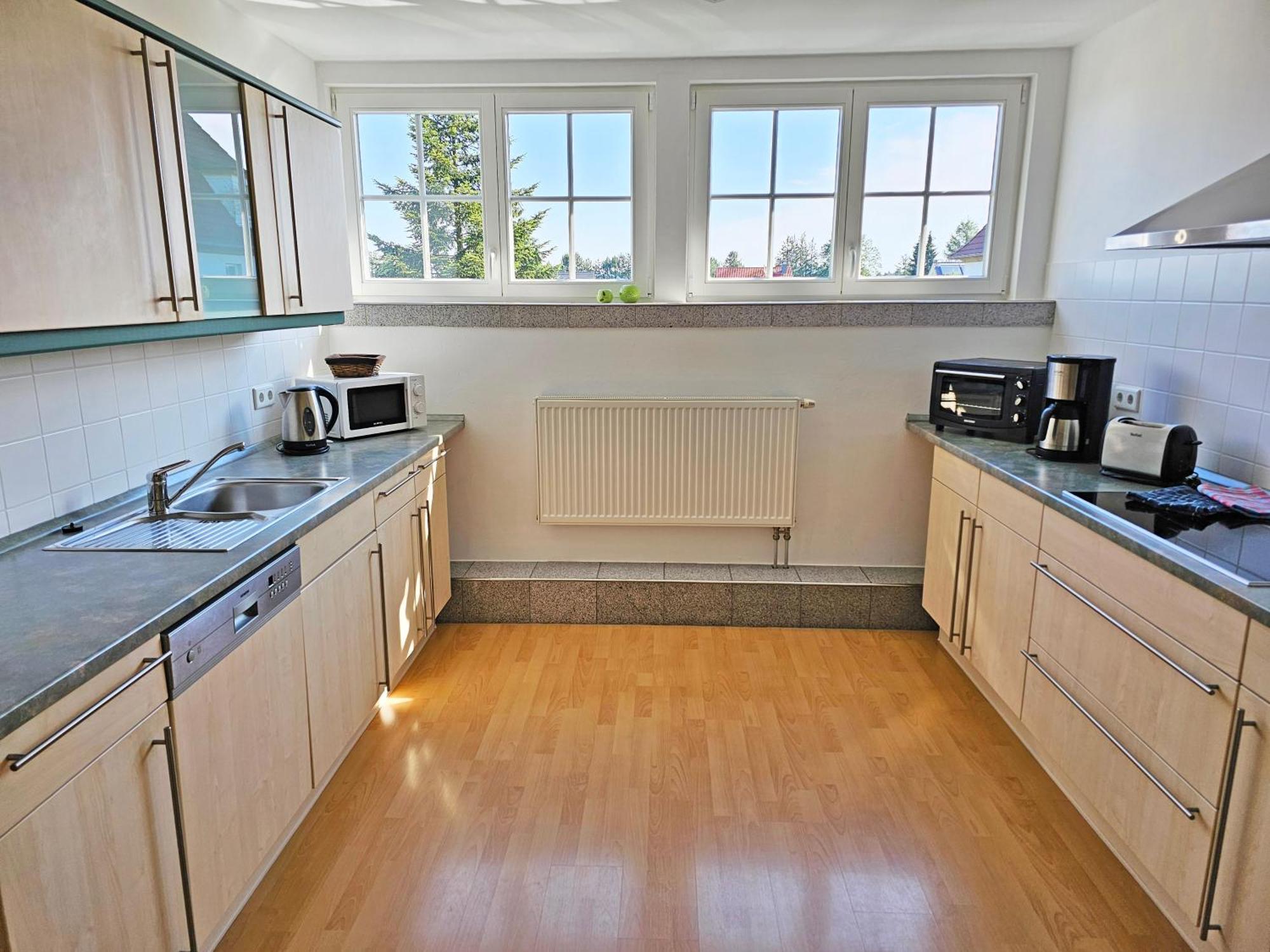 Ferienhaus Villa Maria - Ferienwohnung Lilienstein Kurort Gohrisch Dış mekan fotoğraf